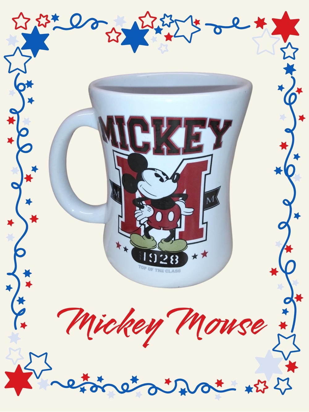 Disney Top Of The Class Mickey Mouse Mug